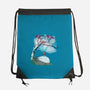 The Nap Under The Sakura Tree-None-Drawstring-Bag-kharmazero