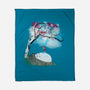 The Nap Under The Sakura Tree-None-Fleece-Blanket-kharmazero
