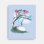 The Nap Under The Sakura Tree-None-Stretched-Canvas-kharmazero