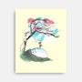 The Nap Under The Sakura Tree-None-Stretched-Canvas-kharmazero
