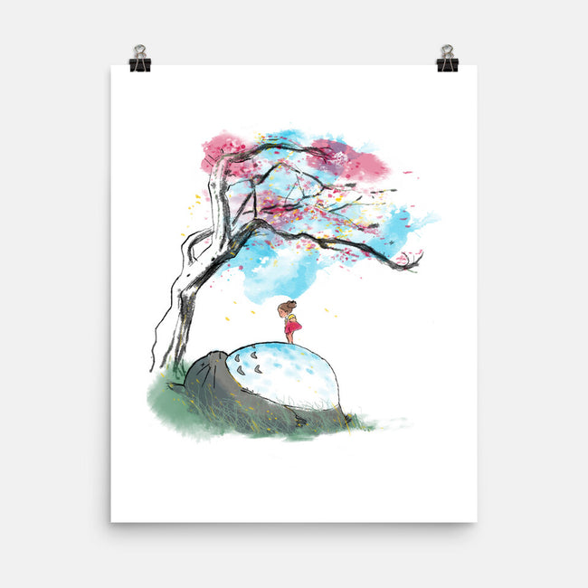 The Nap Under The Sakura Tree-None-Matte-Poster-kharmazero