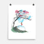 The Nap Under The Sakura Tree-None-Matte-Poster-kharmazero