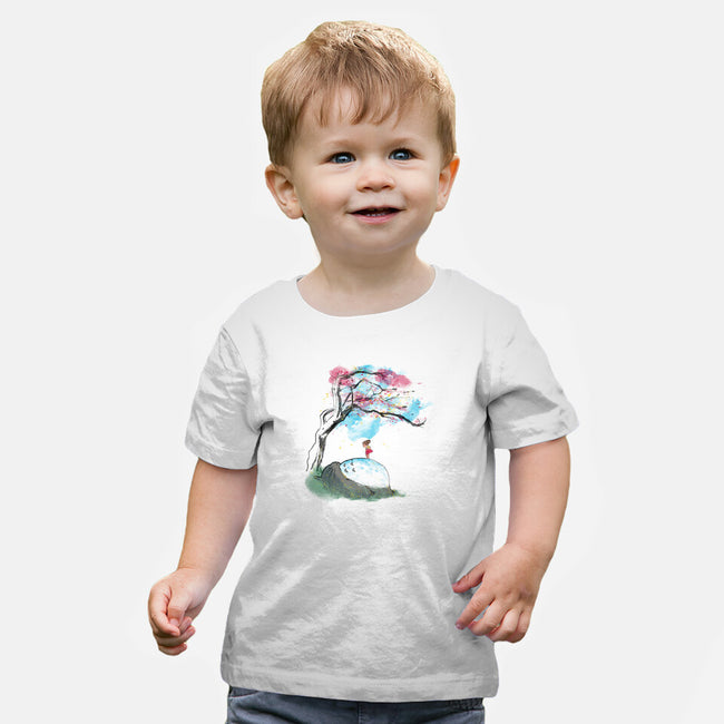 The Nap Under The Sakura Tree-Baby-Basic-Tee-kharmazero