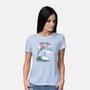 The Nap Under The Sakura Tree-Womens-Basic-Tee-kharmazero