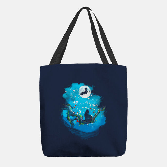 Sumi-E Night Delivery Service-None-Basic Tote-Bag-kharmazero