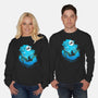 Sumi-E Night Delivery Service-Unisex-Crew Neck-Sweatshirt-kharmazero