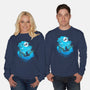 Sumi-E Night Delivery Service-Unisex-Crew Neck-Sweatshirt-kharmazero