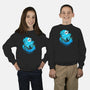Sumi-E Night Delivery Service-Youth-Crew Neck-Sweatshirt-kharmazero