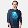 Sumi-E Night Delivery Service-Mens-Long Sleeved-Tee-kharmazero