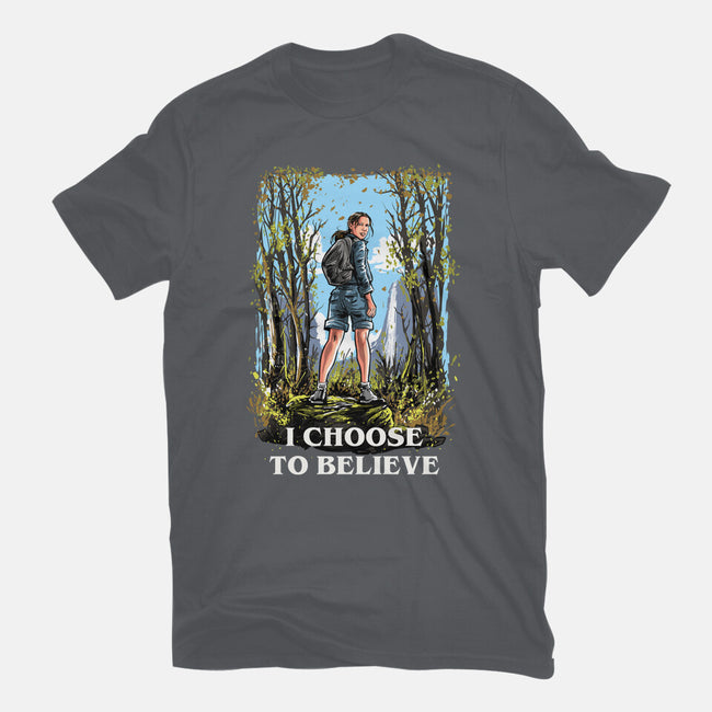 I Choose To Believe-Unisex-Basic-Tee-zascanauta