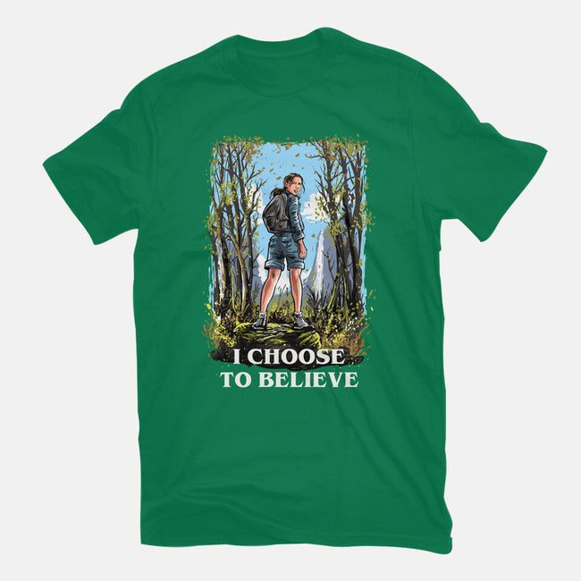 I Choose To Believe-Unisex-Basic-Tee-zascanauta