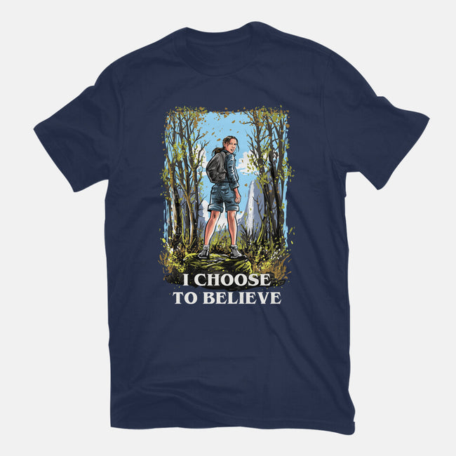 I Choose To Believe-Unisex-Basic-Tee-zascanauta