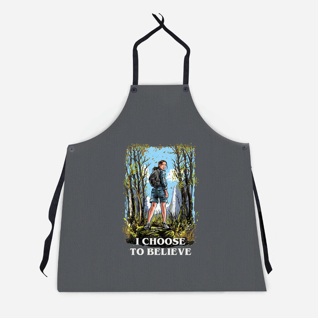 I Choose To Believe-Unisex-Kitchen-Apron-zascanauta