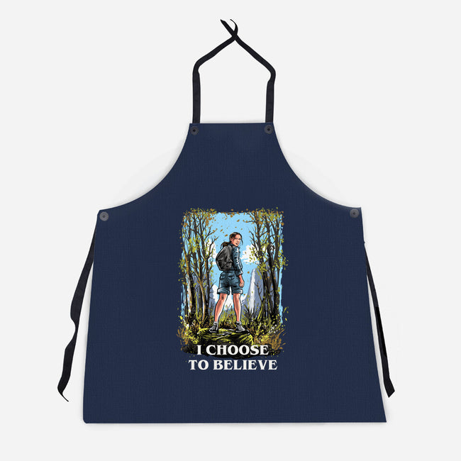I Choose To Believe-Unisex-Kitchen-Apron-zascanauta