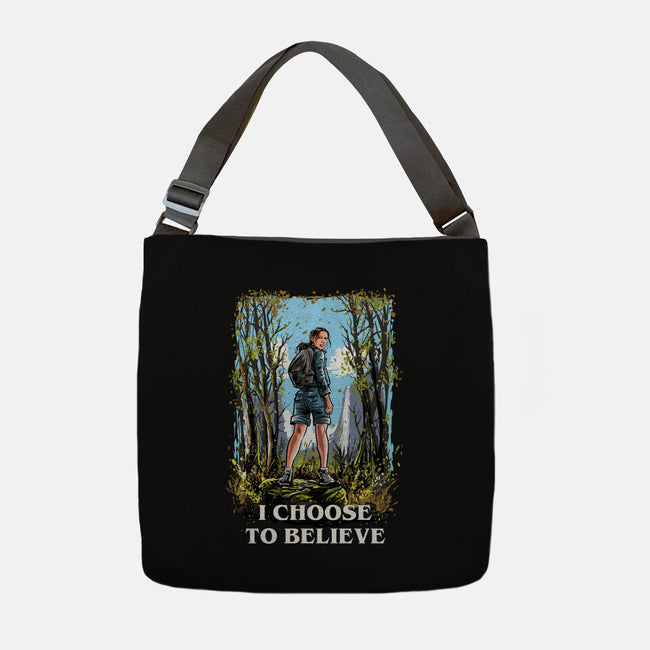 I Choose To Believe-None-Adjustable Tote-Bag-zascanauta