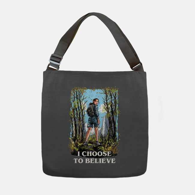I Choose To Believe-None-Adjustable Tote-Bag-zascanauta