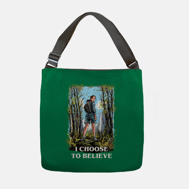 I Choose To Believe-None-Adjustable Tote-Bag-zascanauta