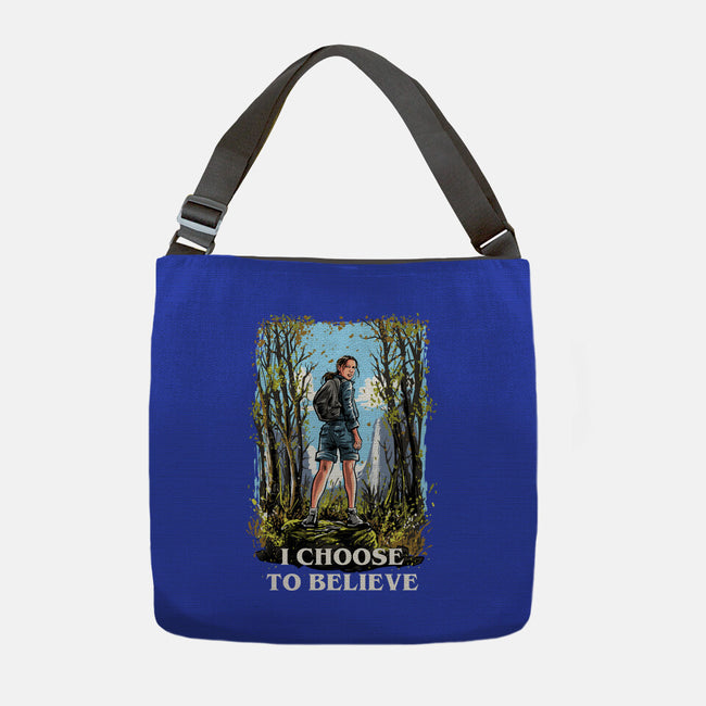 I Choose To Believe-None-Adjustable Tote-Bag-zascanauta