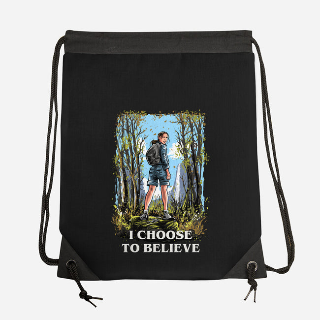 I Choose To Believe-None-Drawstring-Bag-zascanauta
