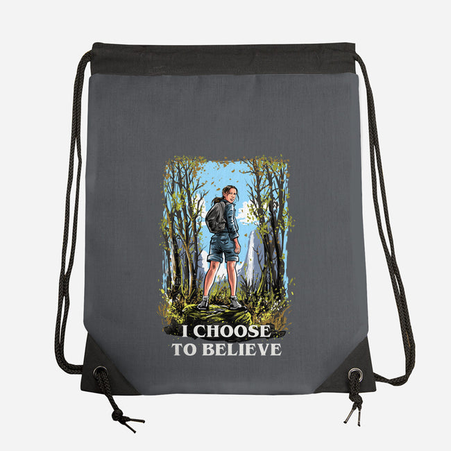 I Choose To Believe-None-Drawstring-Bag-zascanauta