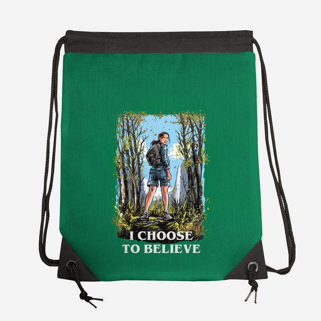 I Choose To Believe-None-Drawstring-Bag-zascanauta
