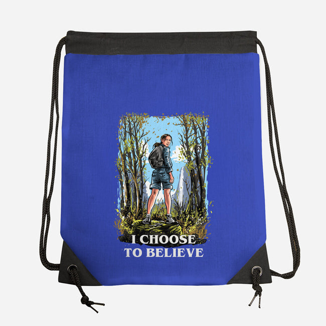 I Choose To Believe-None-Drawstring-Bag-zascanauta