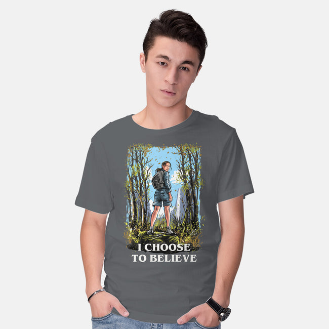 I Choose To Believe-Mens-Basic-Tee-zascanauta
