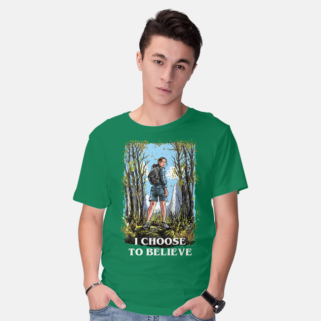 I Choose To Believe-Mens-Basic-Tee-zascanauta