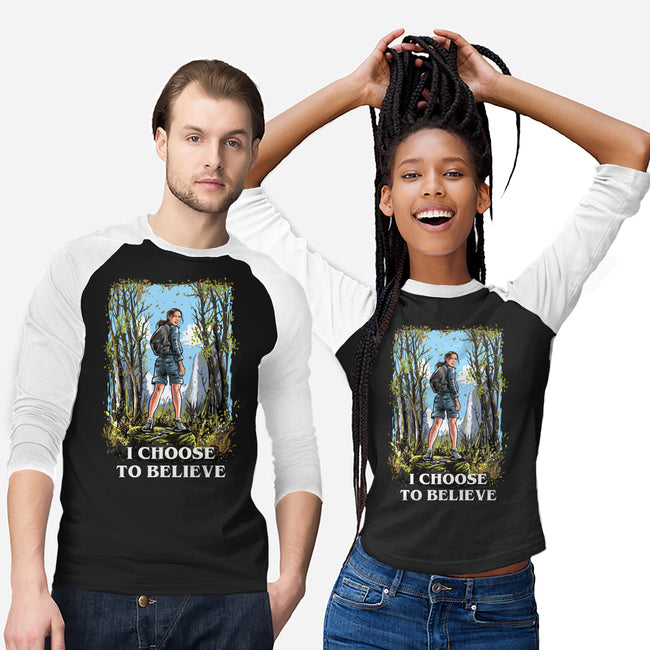I Choose To Believe-Unisex-Baseball-Tee-zascanauta