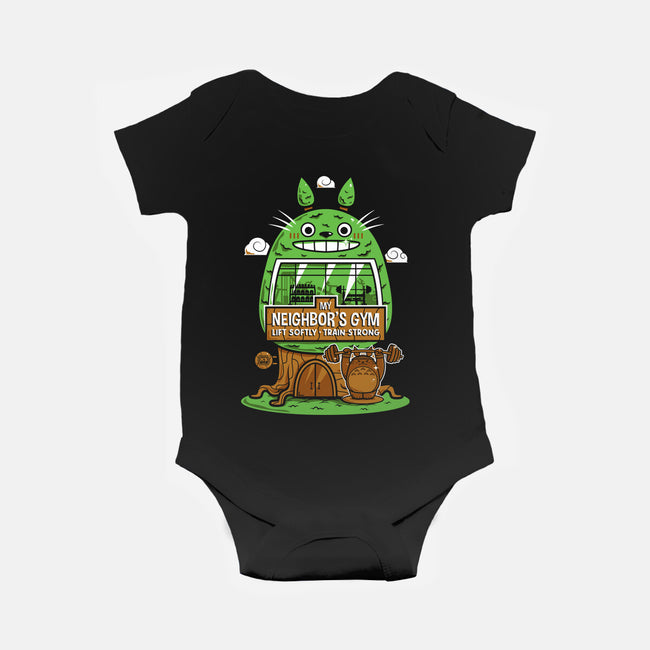 My Neighbor's Gym-Baby-Basic-Onesie-krisren28