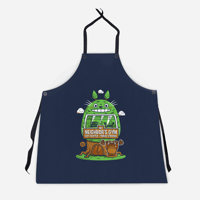 My Neighbor's Gym-Unisex-Kitchen-Apron-krisren28