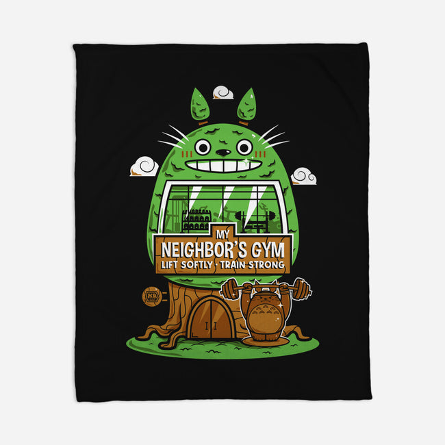 My Neighbor's Gym-None-Fleece-Blanket-krisren28