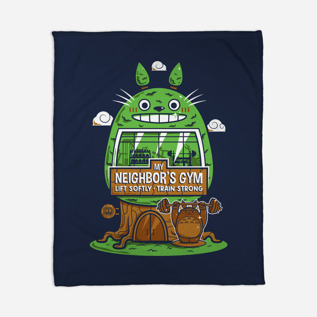 My Neighbor's Gym-None-Fleece-Blanket-krisren28