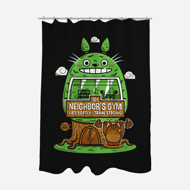My Neighbor's Gym-None-Polyester-Shower Curtain-krisren28