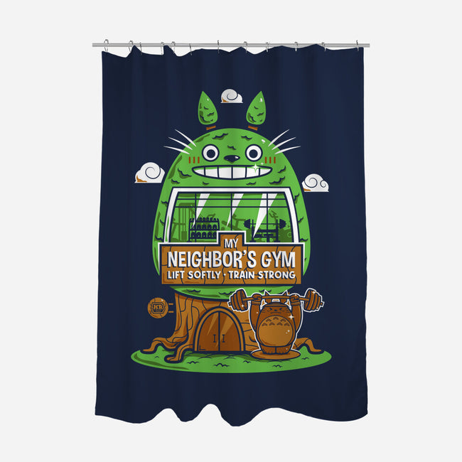 My Neighbor's Gym-None-Polyester-Shower Curtain-krisren28