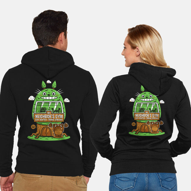 My Neighbor's Gym-Unisex-Zip-Up-Sweatshirt-krisren28