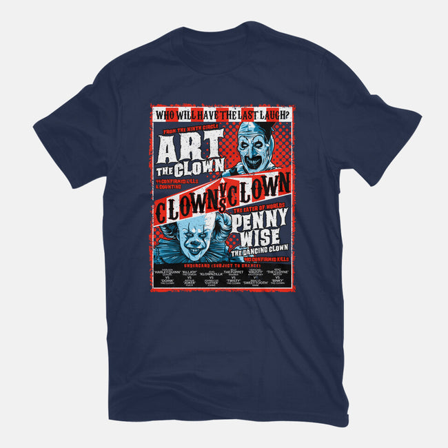 Clown Vs Clown-Womens-Fitted-Tee-goodidearyan