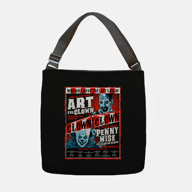Clown Vs Clown-None-Adjustable Tote-Bag-goodidearyan