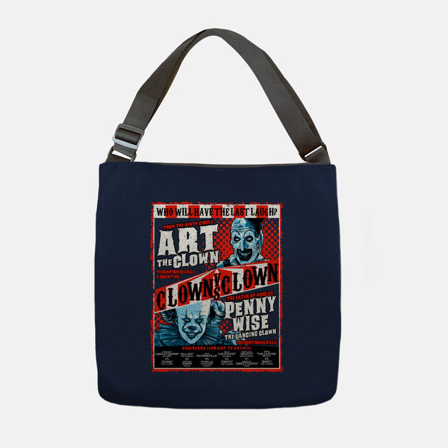 Clown Vs Clown-None-Adjustable Tote-Bag-goodidearyan