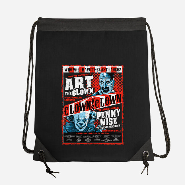 Clown Vs Clown-None-Drawstring-Bag-goodidearyan