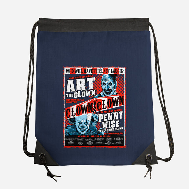 Clown Vs Clown-None-Drawstring-Bag-goodidearyan