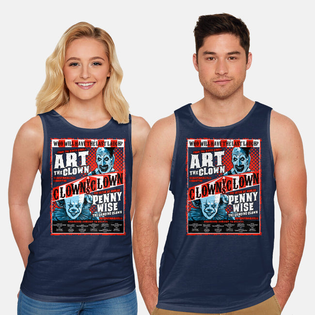 Clown Vs Clown-Unisex-Basic-Tank-goodidearyan