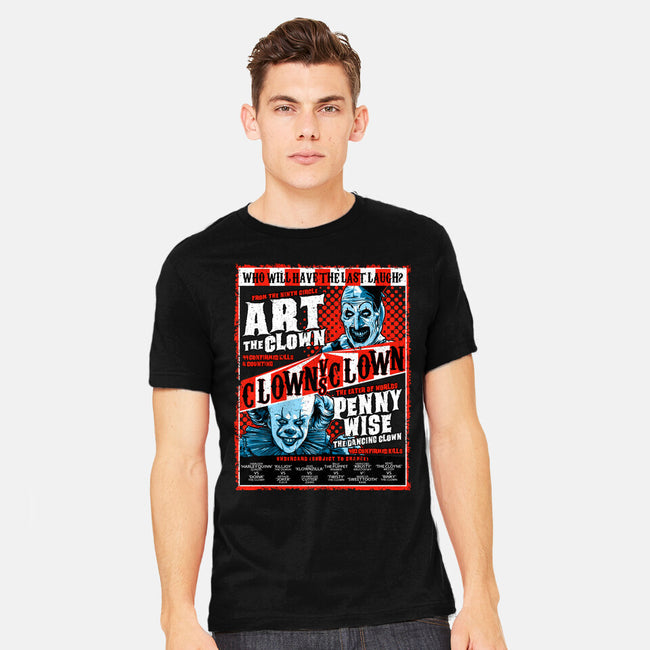 Clown Vs Clown-Mens-Heavyweight-Tee-goodidearyan
