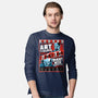 Clown Vs Clown-Mens-Long Sleeved-Tee-goodidearyan