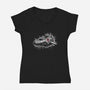 Space Cowboy's Ride-Womens-V-Neck-Tee-LILIVIA