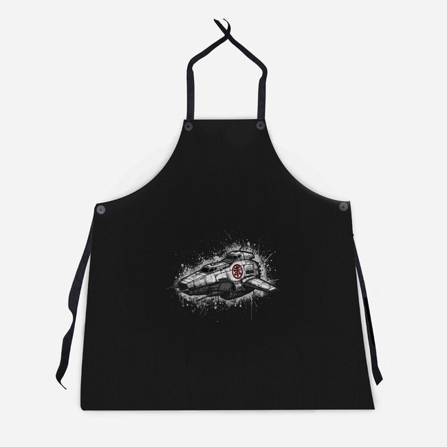 Space Cowboy's Ride-Unisex-Kitchen-Apron-LILIVIA