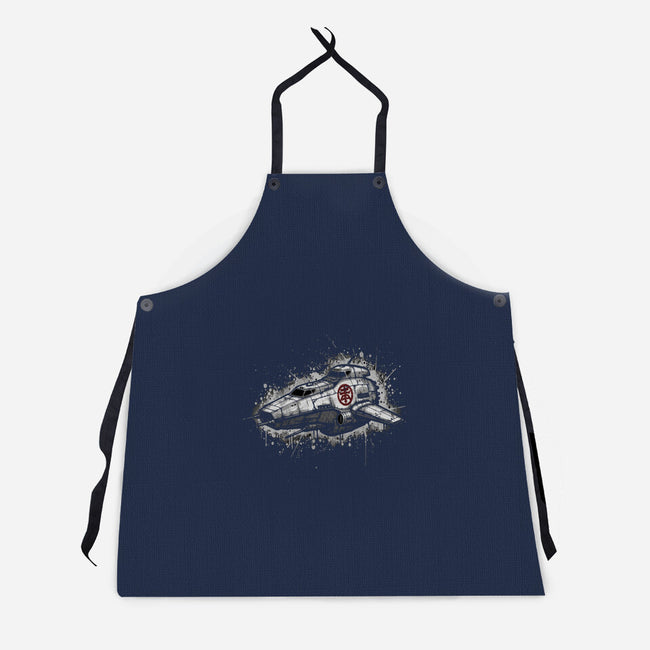 Space Cowboy's Ride-Unisex-Kitchen-Apron-LILIVIA