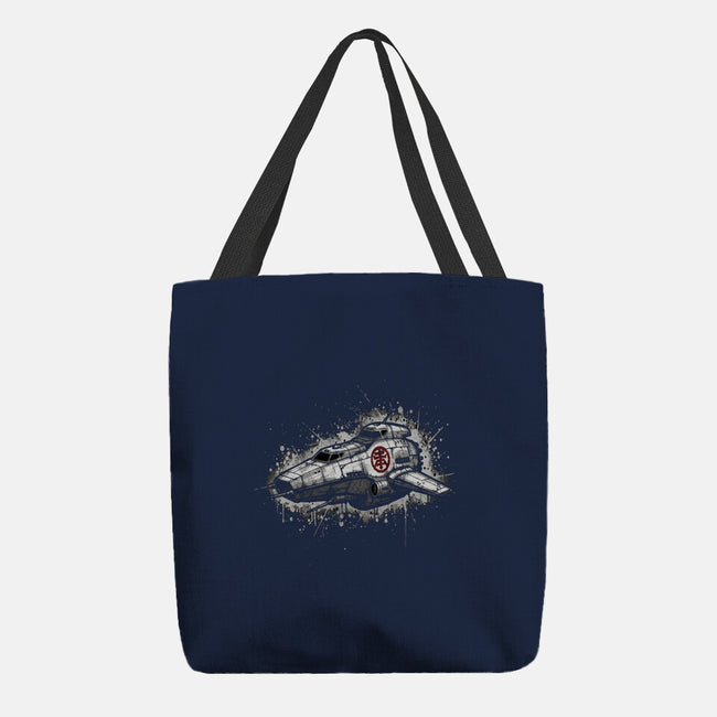 Space Cowboy's Ride-None-Basic Tote-Bag-LILIVIA