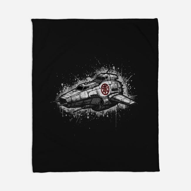 Space Cowboy's Ride-None-Fleece-Blanket-LILIVIA