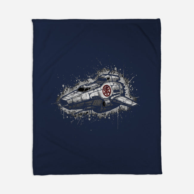 Space Cowboy's Ride-None-Fleece-Blanket-LILIVIA